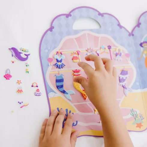 Melissa & Doug Pufi matrica készlet - Hableány