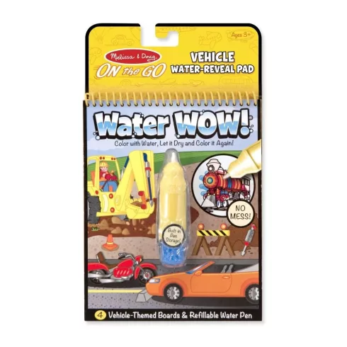 Melissa & Doug Kreatív játék, Rajzolás vízzel - Járművek