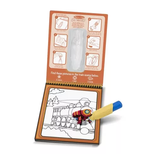 Melissa & Doug Kreatív játék, Rajzolás vízzel - Járművek