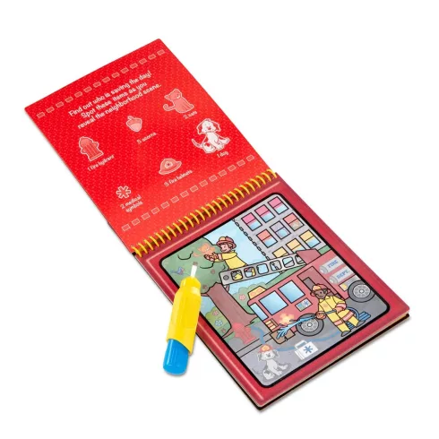 Melissa & Doug Kreatív játék, Rajzolás vízzel - Járművek