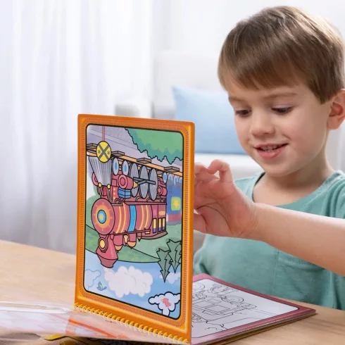 Melissa & Doug Kreatív játék, Rajzolás vízzel - Járművek