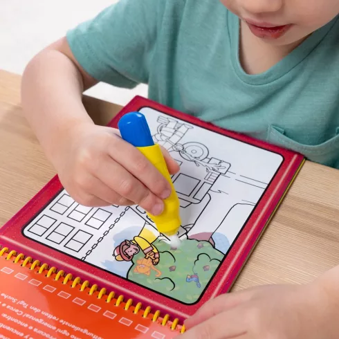 Melissa & Doug Kreatív játék, Rajzolás vízzel - Járművek