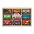 Melissa & Doug Fa vonatok és sínek, Vonatszerelvények 8 db