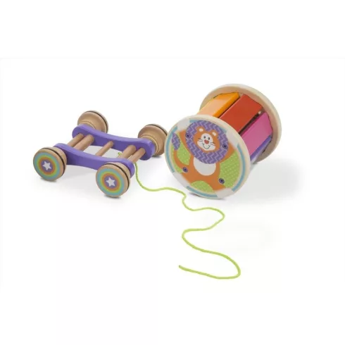 Melissa & Doug Bébi és tipegő fajátékok - Húzható xylophone