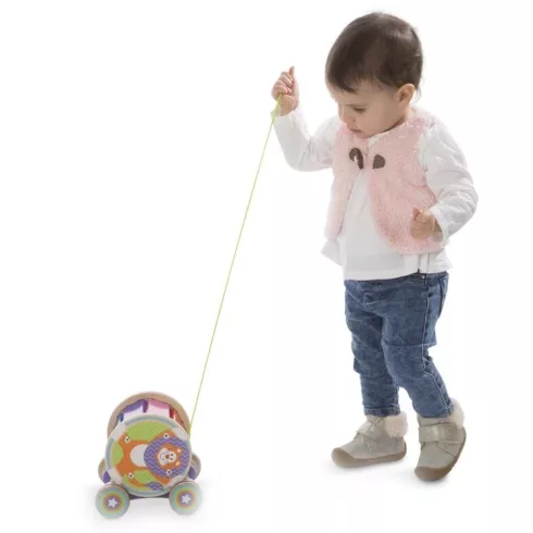 Melissa & Doug Bébi és tipegő fajátékok - Húzható xylophone