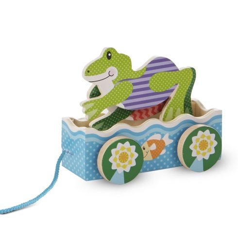 Melissa & Doug Bébi és tipegő fajátékok - Békaverseny