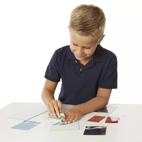 Melissa & Doug Kreatív játék, Glitter pufi matrica - Óceán