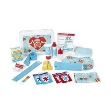   Melissa & Doug SZEREPJÁTÉK, GYÓGYULJ MEG ELSŐSEGÉLY JÁTÉKSZETT SZETT