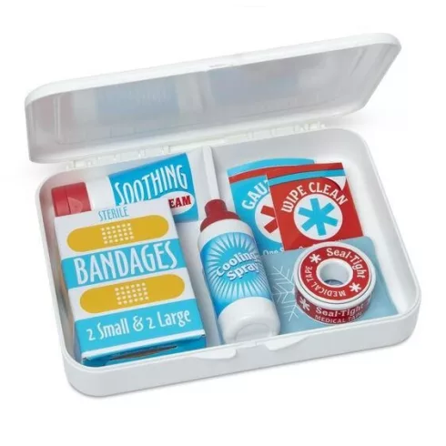 Melissa & Doug SZEREPJÁTÉK, GYÓGYULJ MEG ELSŐSEGÉLY JÁTÉKSZETT SZETT