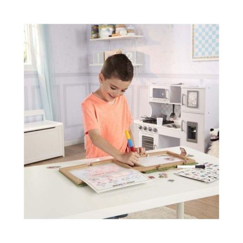 Melissa & Doug KREATÍV JÁTÉK, LETÖRÖLHETŐ RAJZOLÓ ÉS MÁGNESES JÁTÉKKÉSZLET - FARM