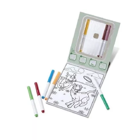Melissa & Doug Kreatív játék - Mágikus színező füzet - Háziállatok