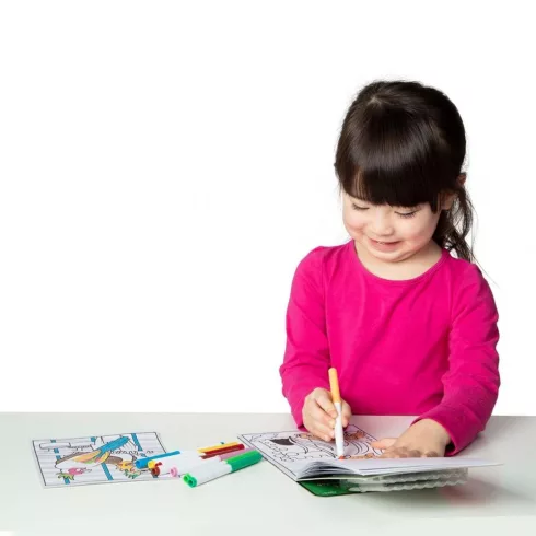 Melissa & Doug Kreatív játék - Mágikus színező füzet - Háziállatok