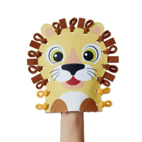 Melissa & Doug KREATÍV JÁTÉK KEZDŐKNEK, HURKOLD! - VADÁLLATKA BÁBOK