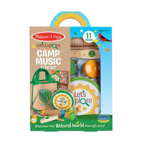 Melissa & Doug Felfedező Kemping Hangszer szett