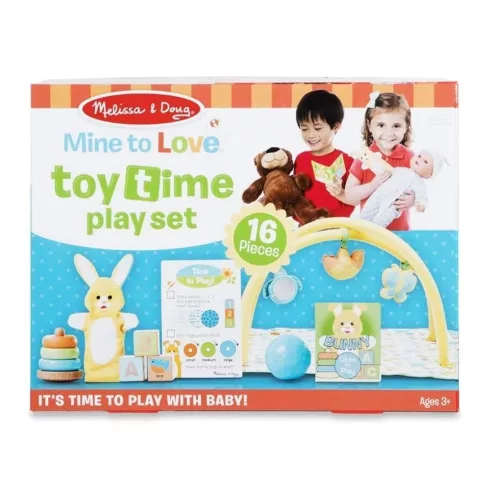 Melissa & Doug BABÁK ÉS BABAHÁZAK, BABA JÁTSZÓSZŐNYEG JÁTÉKOKKAL