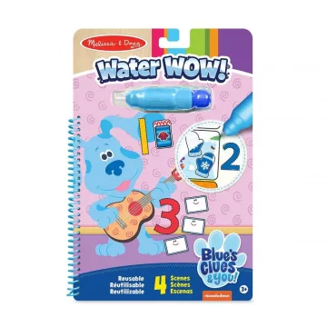   Melissa & Doug Kreatív játék, Rajzolás vízzel - Azúrkék nyomatok és te - Számolás