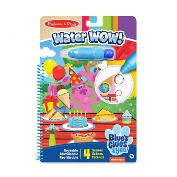   Melissa & Doug Kreatív játék, Rajzolás vízzel - Azúrkék nyomatok és te - Formák