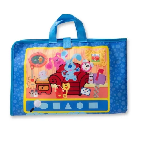 Melissa & Doug KREATÍV JÁTÉK, RAJZOLÁS VÍZZEL, AZÚRKÉK NYOMOK ÉS TE - SZÉTHAJTHATÓ TÁBLA