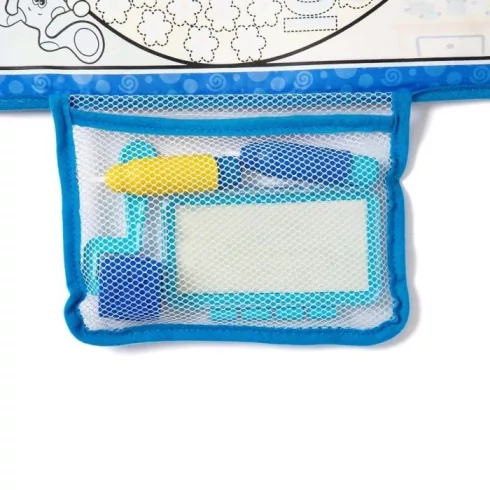Melissa & Doug KREATÍV JÁTÉK, RAJZOLÁS VÍZZEL, AZÚRKÉK NYOMOK ÉS TE - SZÉTHAJTHATÓ TÁBLA