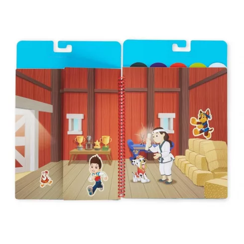 Melissa & Doug KREATÍV JÁTÉK, ÚJRAHASZNÁLHATÓ MATRICA FÜZET, MANCS ŐRJÁRAT - KÜLDETÉSEK