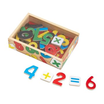   Melissa & Doug, fa készségfejlesztő játék, mágneses számok