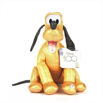   Disney 100. évfordulós csillogó plüss hanggal  30 cm - Pluto (Limitált kiadás)