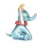   Disney 100. évfordulós csillogó plüss hanggal  30 cm - Dumbo (Limitált kiadás)