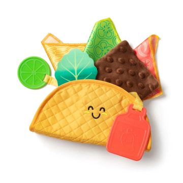   Melissa & Doug Zöldségek tacoban puha készséfejlesztő bébijáték