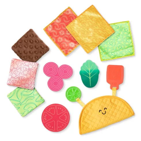 Melissa & Doug Zöldségek tacoban puha készséfejlesztő bébijáték