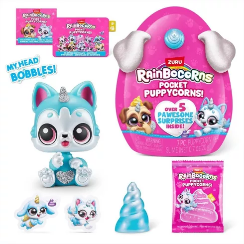 Zuru Rainbocorns Pocket Puppycorn meglepetés kutyus 3db  - Kis csomag