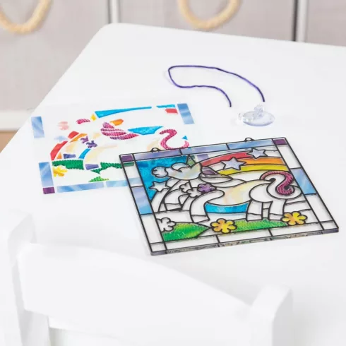 Melissa & Doug Ólomüveg képkészítő - Unikornis