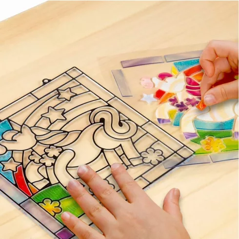 Melissa & Doug Ólomüveg képkészítő - Unikornis