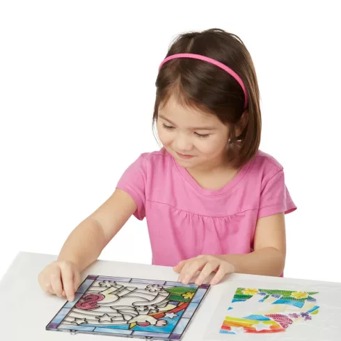 Melissa & Doug Ólomüveg képkészítő - Unikornis