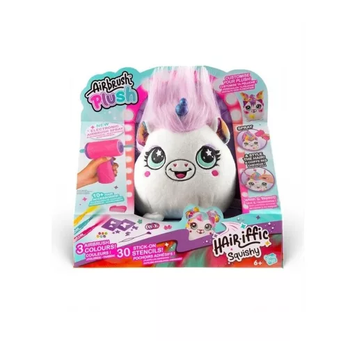 Airbrush Plush színezhető állatok – Hairific puha pajti – Princess