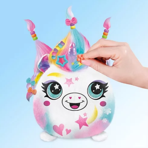 Airbrush Plush színezhető állatok – Hairific puha pajti – Princess