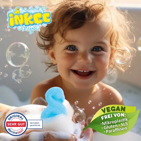 Craze Inkee vegán fürdő bomba 3db - Flamingó rágógumi aromával