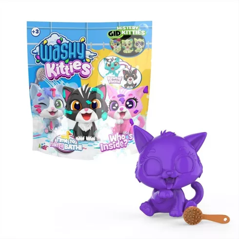 Washy Friends Color Reveal pancsoló cicusok meglepetés tasakban 1db