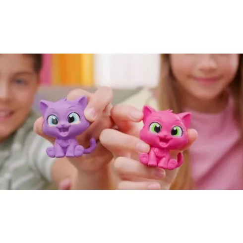 Washy Friends Color Reveal pancsoló cicusok meglepetés tasakban 1db