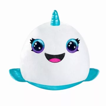   Airbrush Plush Style 4 Ever - Színezhető mini plüss vödörben – Narwhal
