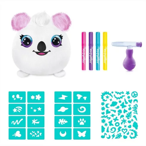 Airbrush Plush Style 4 Ever - Színezhető mini plüss vödörben – Koala