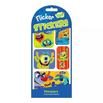 Stickers Hologrammos matrica - Szörnyecskék KIÁRUSÍTÁS