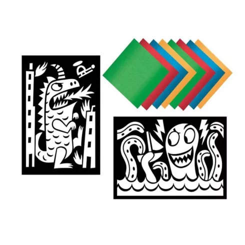 Stickers Matrica szett - szörnyek KIÁRUSÍTÁS