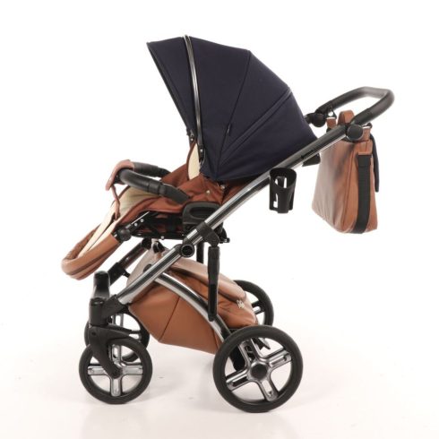 Jasmine Bennetta Soft 3in1 Prémium Soft Multifunkciós Babakocsi - Kék/Barna (10)