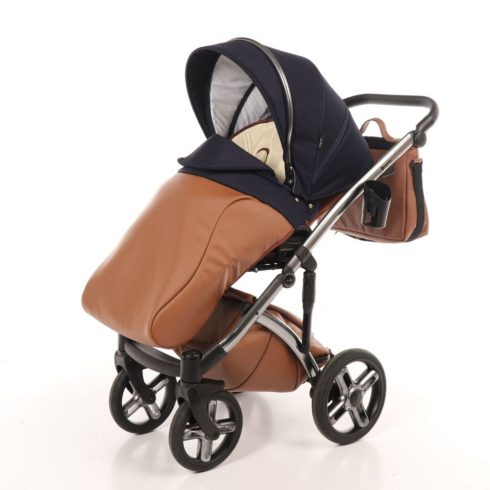 Jasmine Bennetta Soft 3in1 Prémium Soft Multifunkciós Babakocsi - Kék/Barna (10)