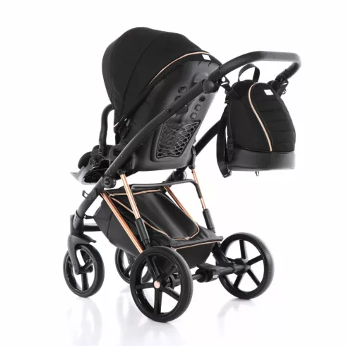 Jasmine Camino 3in1 Prémium Multifunkciós Babakocsi Szett - Fekete/Arany  (04)