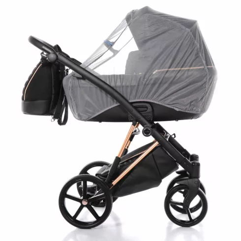 Jasmine Camino 3in1 Prémium Multifunkciós Babakocsi Szett - Fekete/Arany  (04)