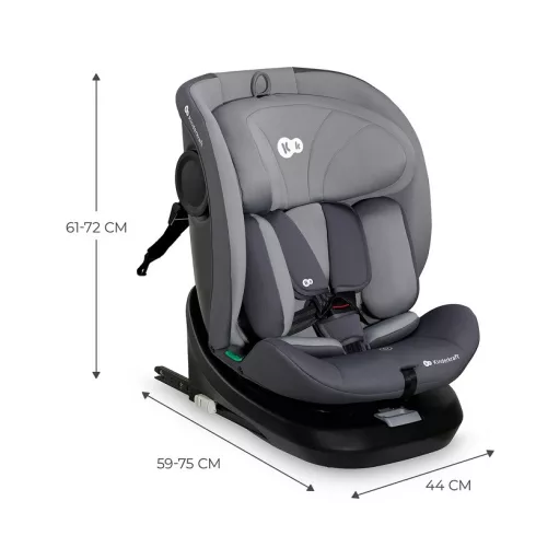Kinderkraft I-Grow 360°I-Size Autósülés 40 -150cm - Grey