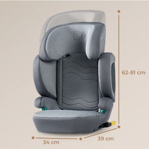 Kinderkraft Xpand2 I-Size Isofix Autósülés - Graphite Black