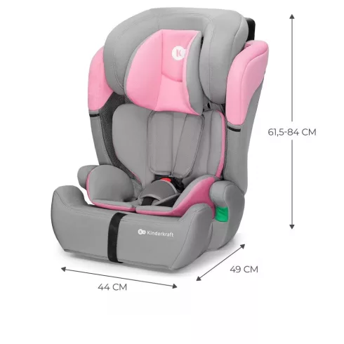 Kinderkraft Comfort Up I-Size Biztonsági Autósülés 76-150 cm - Pink