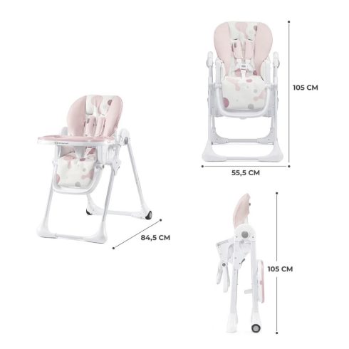 Kinderkraft Yummy Etetőszék - Pink